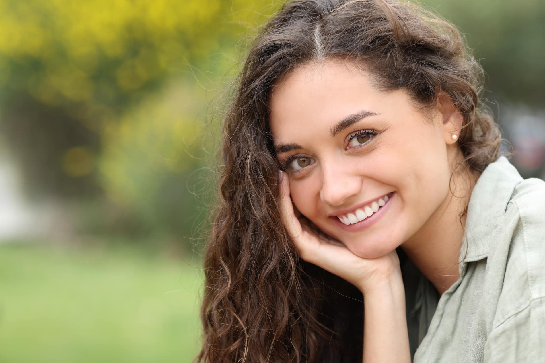 Patient after her IV sedation dental procedure from Highlands Periodontics & Implant Dentistry in Kingsport TN