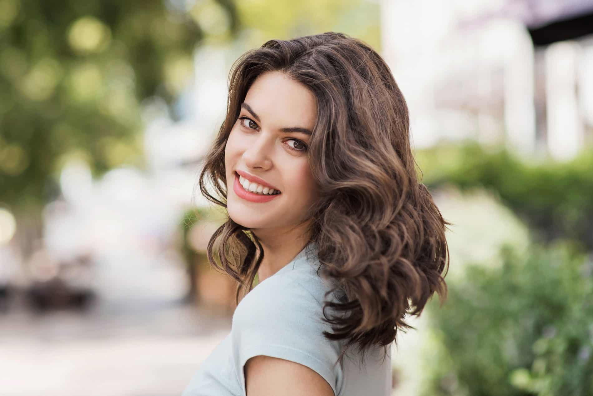 patient satisfied with her gum recession treatment from Highlands Periodontics in Kingsport TN