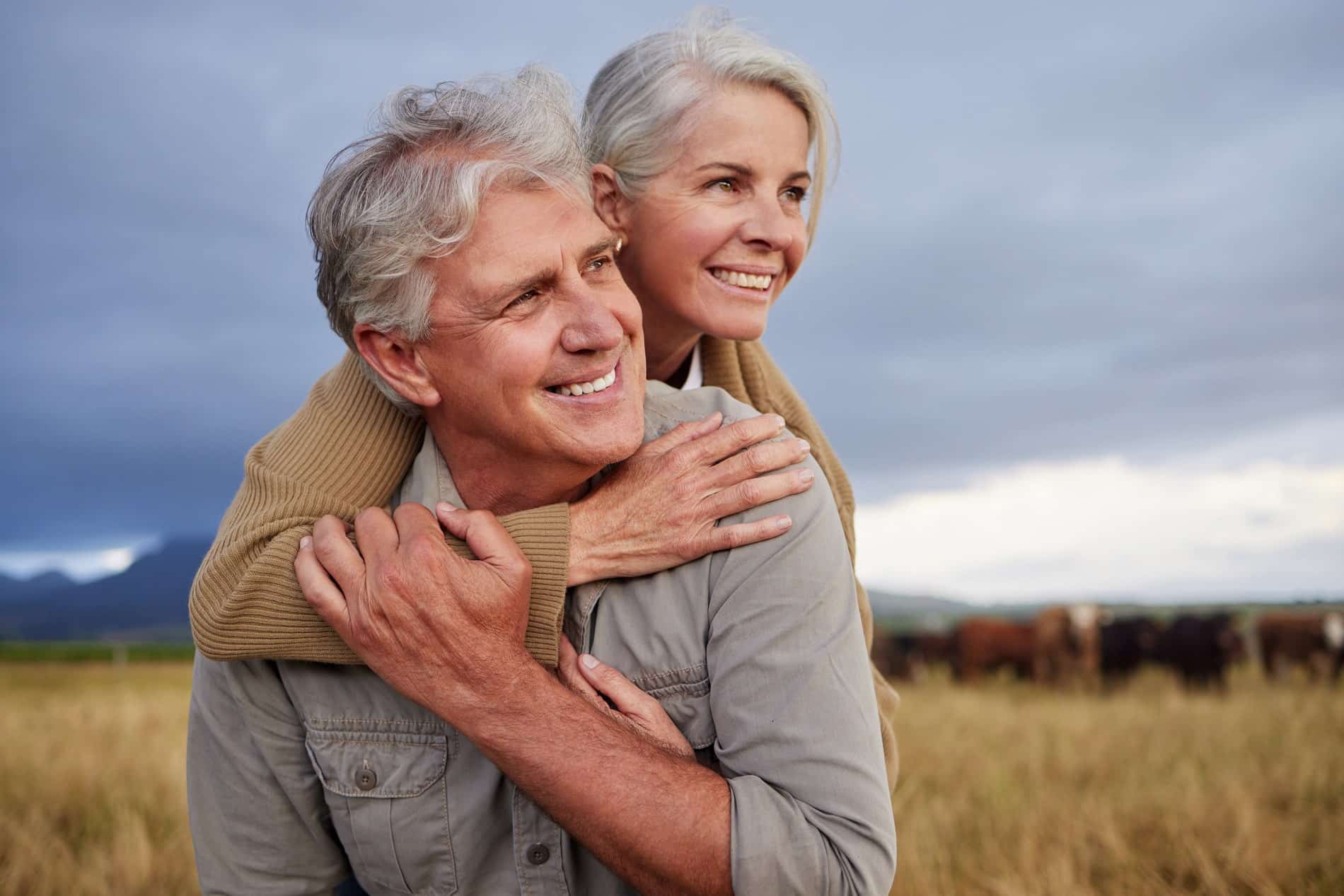 couple satisfied with their gum grafting treatment from Highlands Periodontics in Kingsport TN